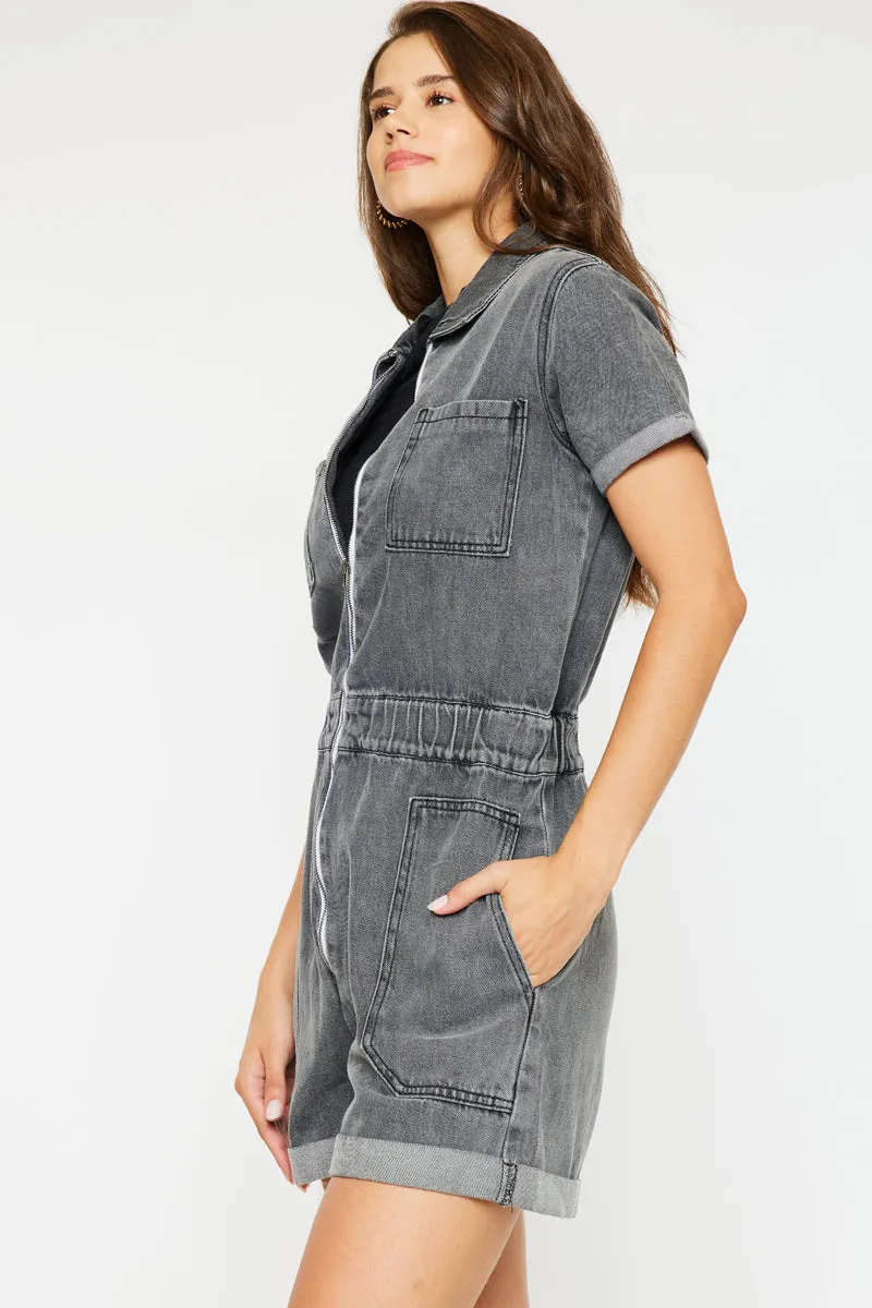 Victoria Short Sleeve Romper