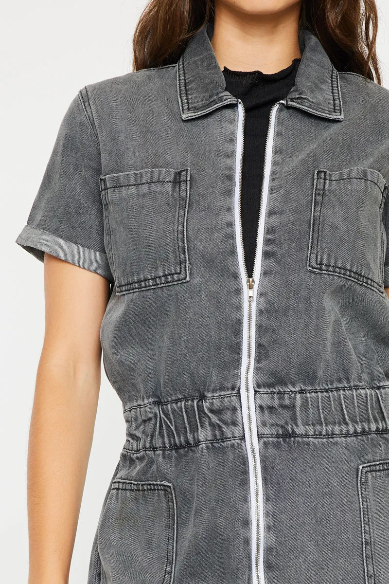 Victoria Short Sleeve Romper