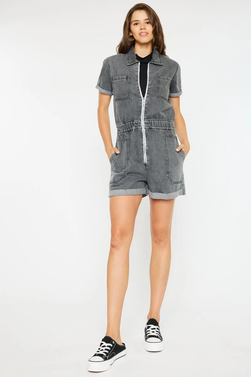Victoria Short Sleeve Romper