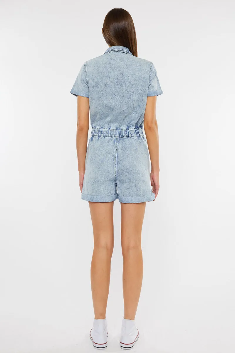 Victoria Short Sleeve Romper