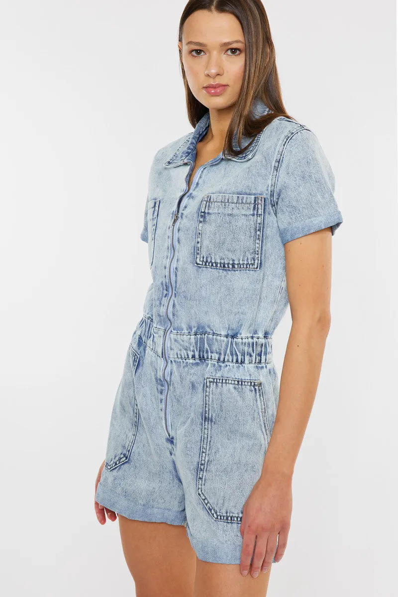 Victoria Short Sleeve Romper