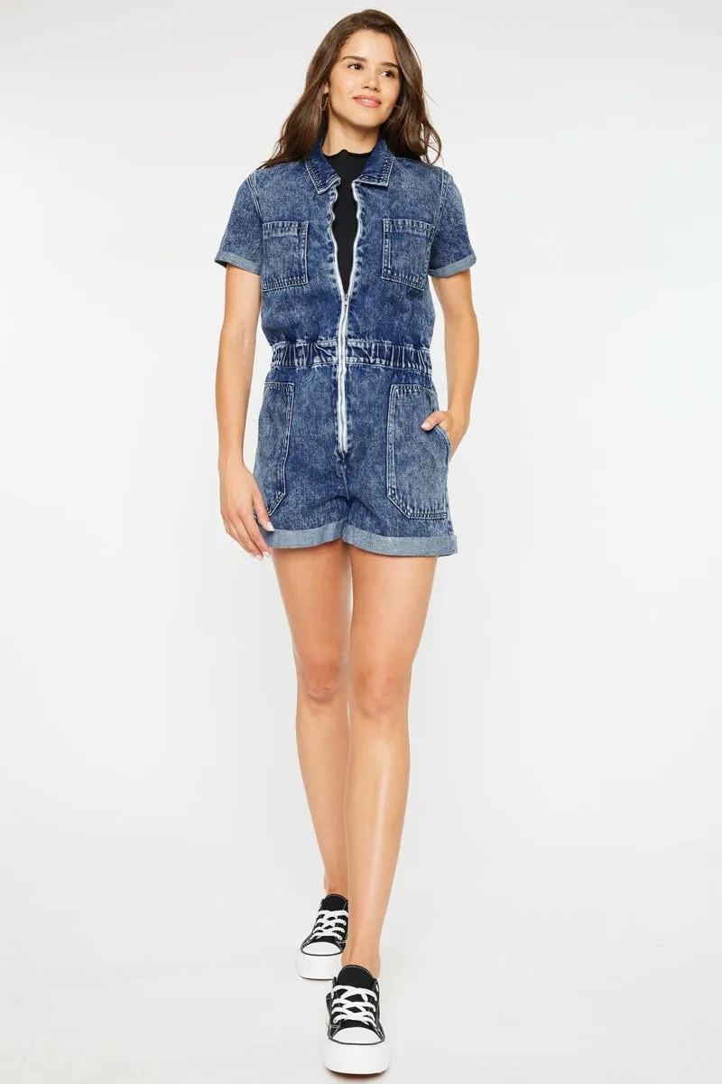 Victoria Short Sleeve Romper