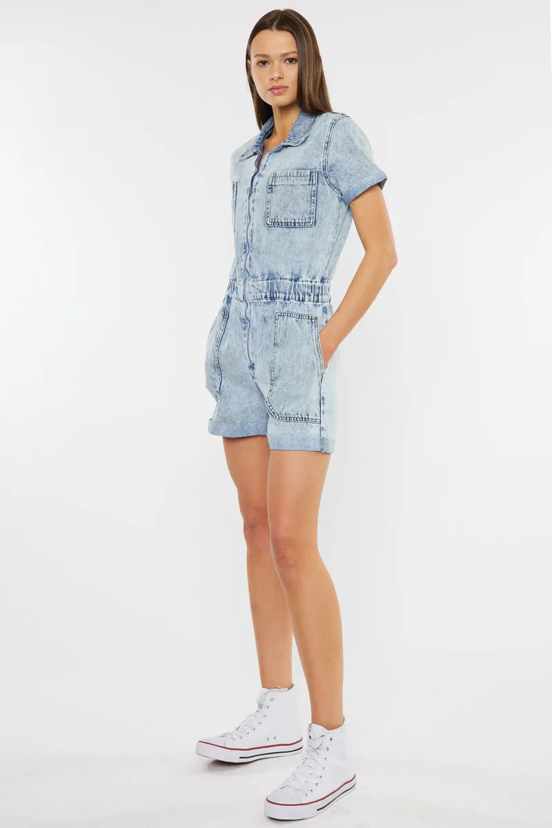 Victoria Short Sleeve Romper