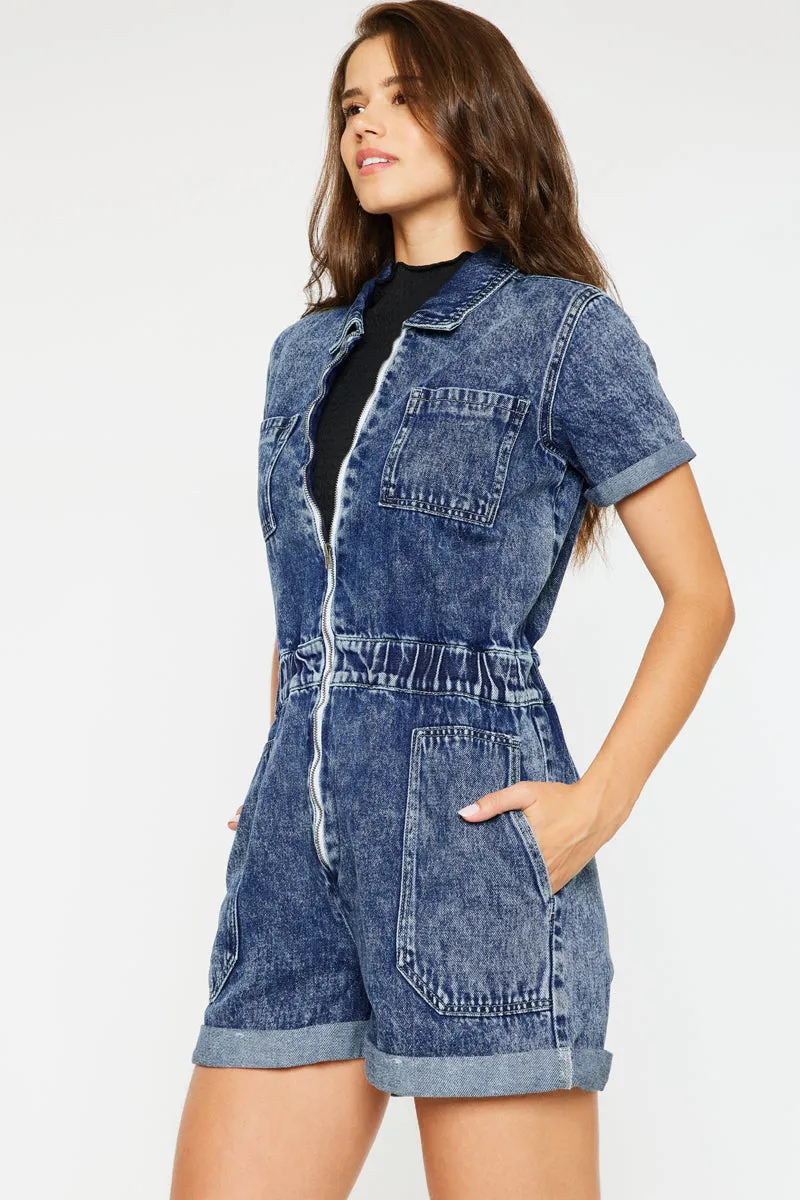 Victoria Short Sleeve Romper