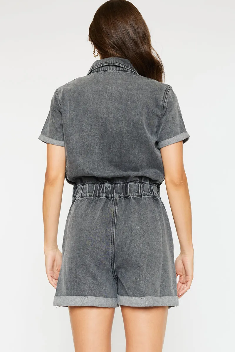 Victoria Short Sleeve Romper