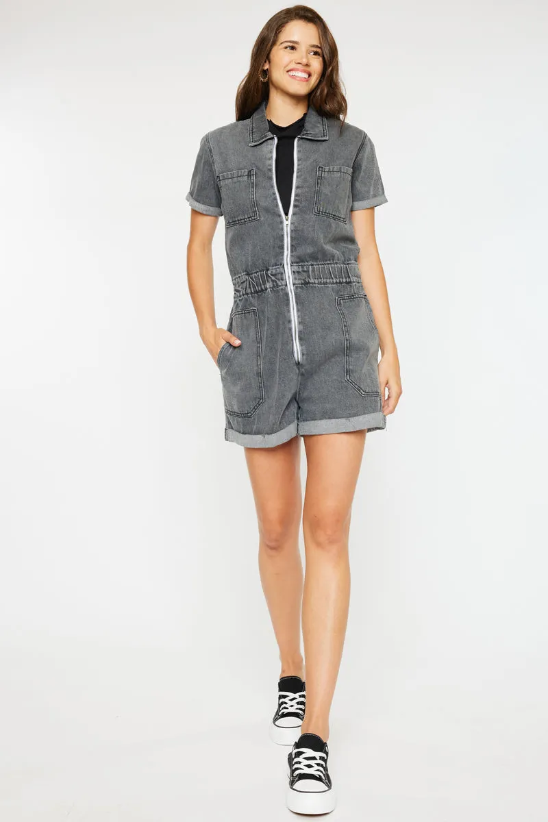 Victoria Short Sleeve Romper