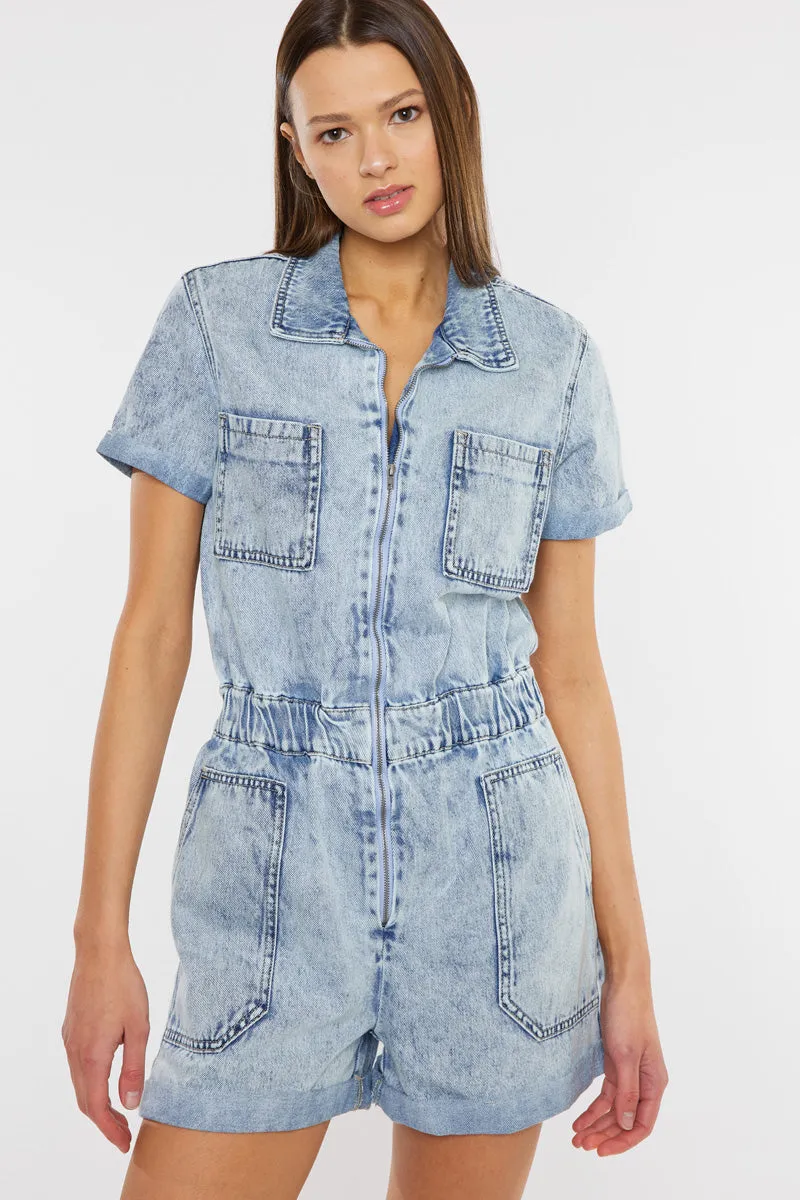 Victoria Short Sleeve Romper