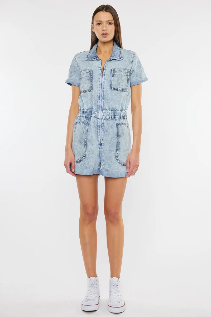 Victoria Short Sleeve Romper