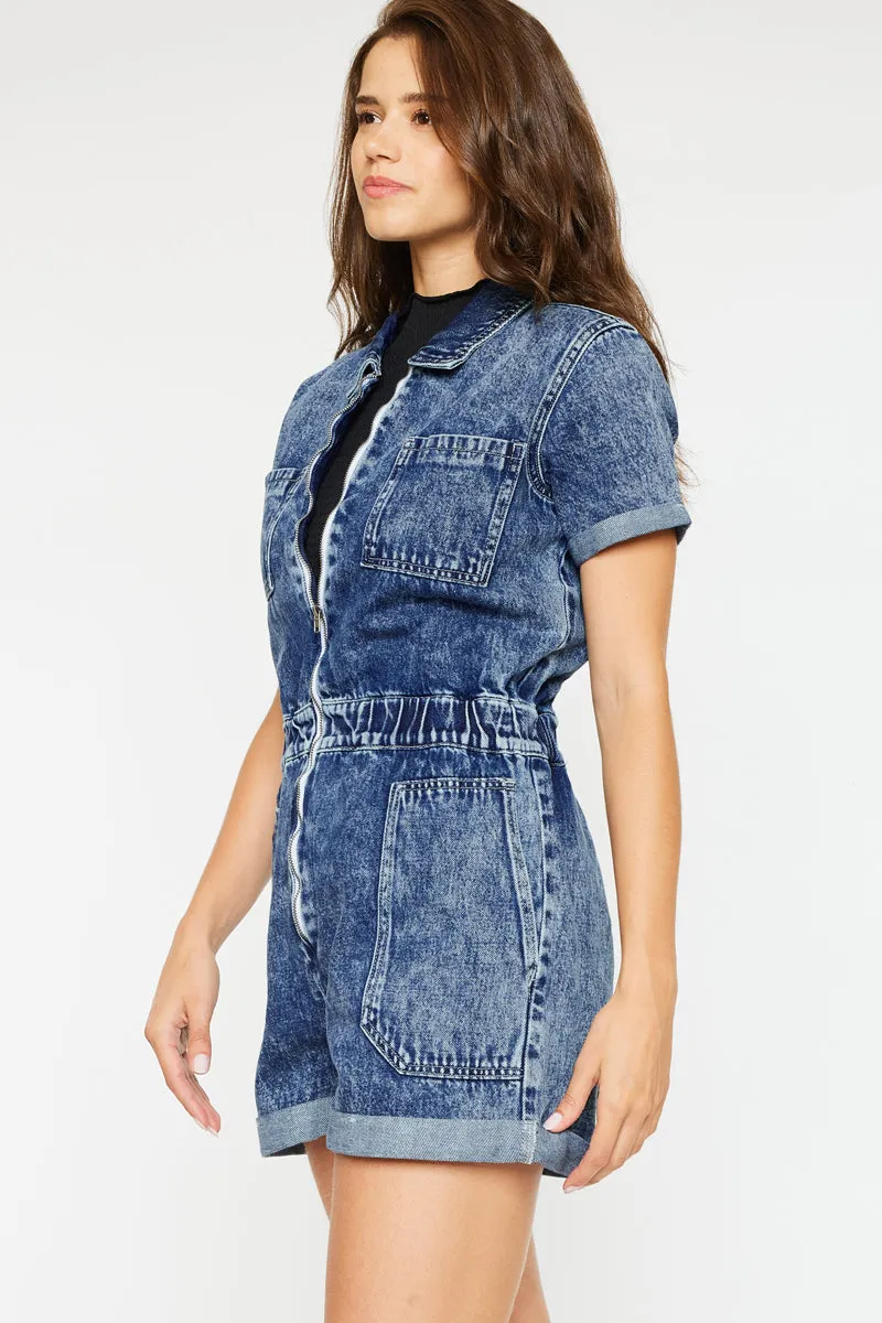 Victoria Short Sleeve Romper