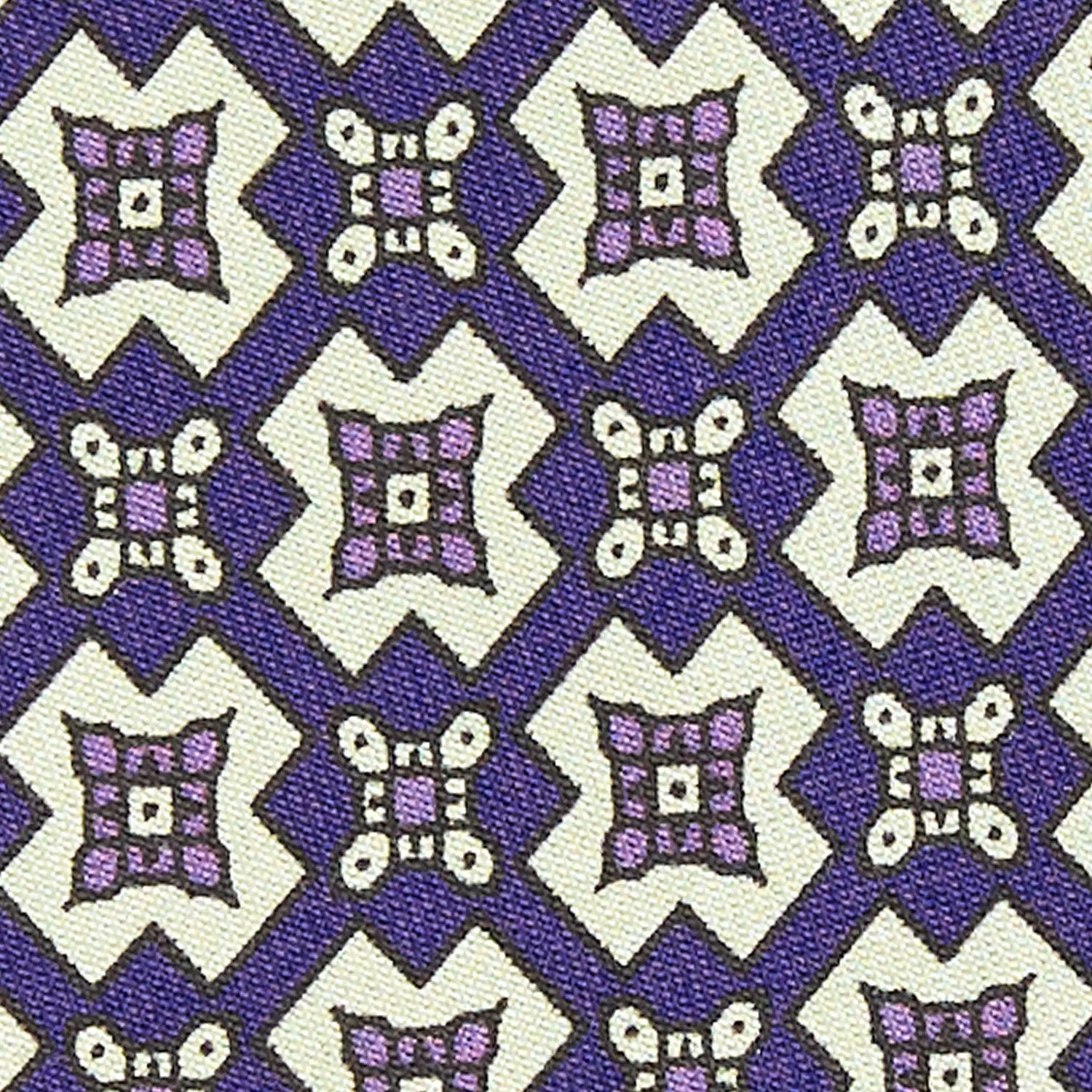 VIOLET SILK TIE