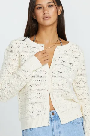 Volcom Baby Gurrl Cardi Bone