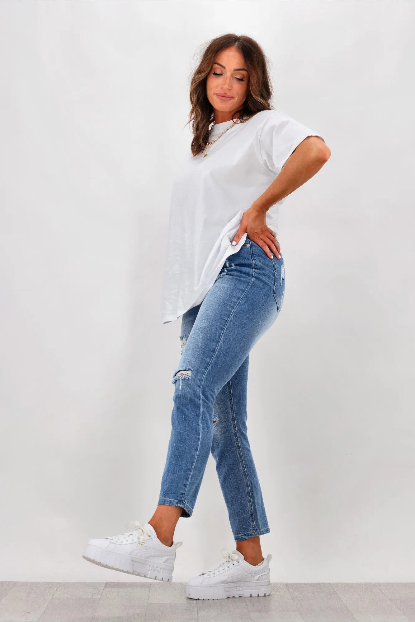 Wakee Denim Spencer Jeans Blue