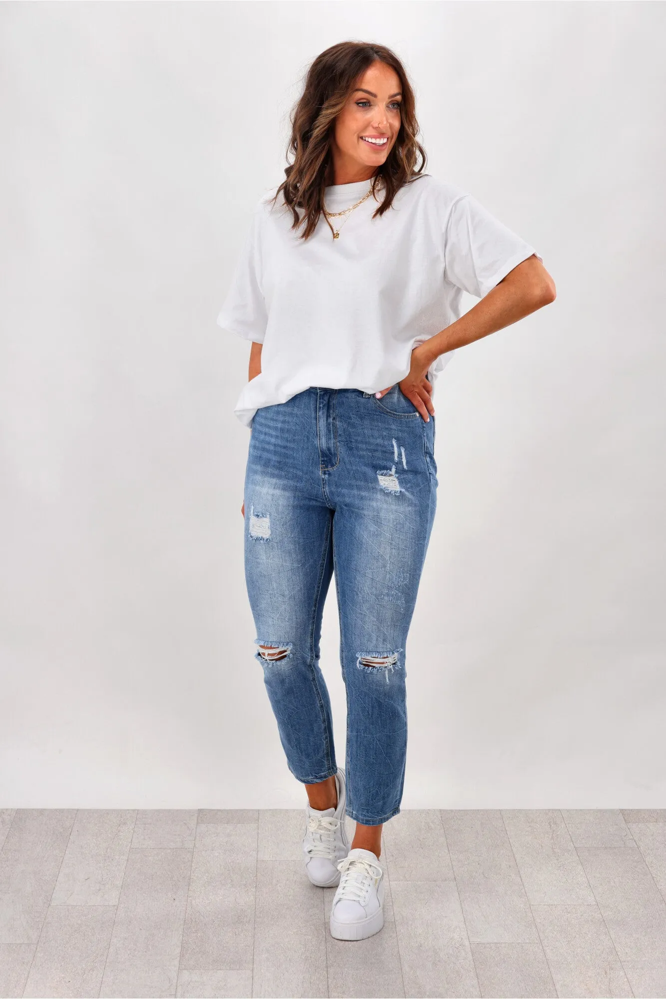 Wakee Denim Spencer Jeans Blue