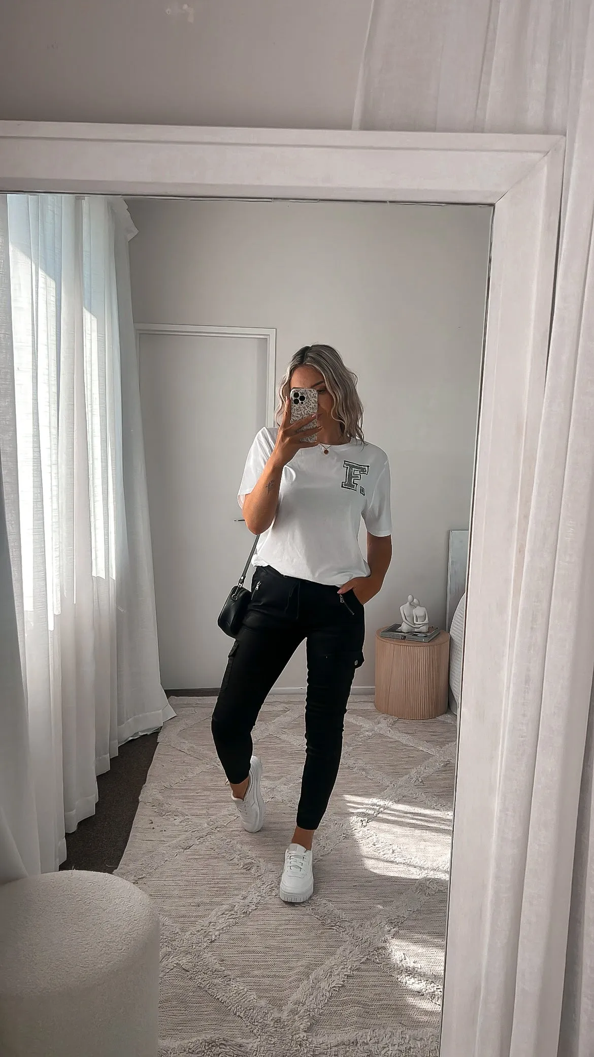 Wakee Denim Stevie Cargo Jean Black