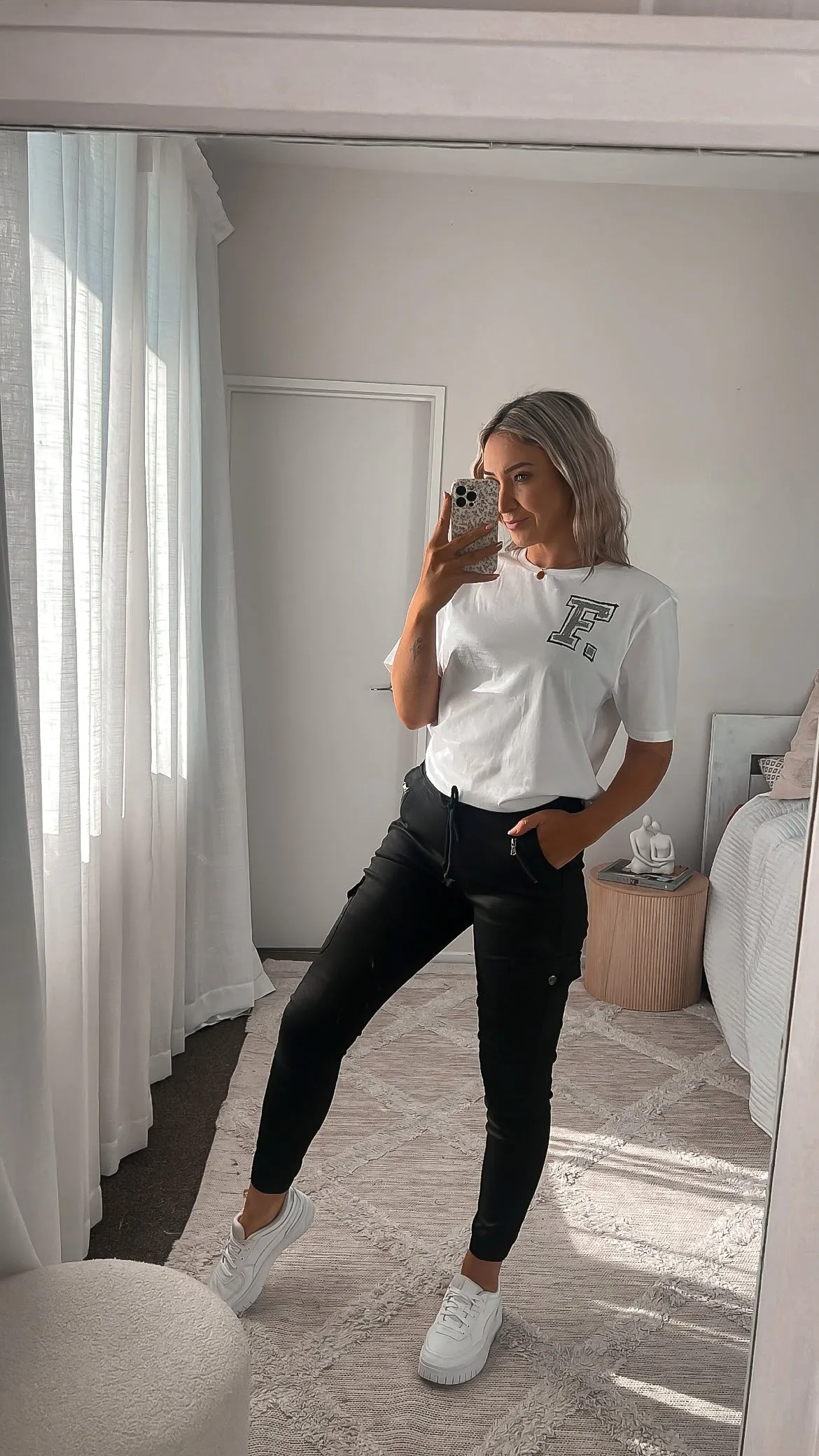 Wakee Denim Stevie Cargo Jean Black