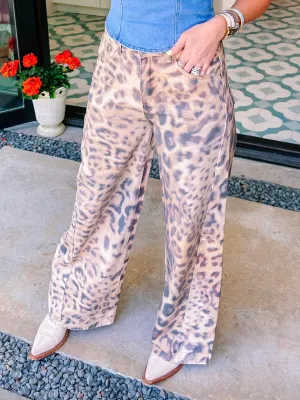 WALK ON THE WILD SIDE LEOPARD JEANS