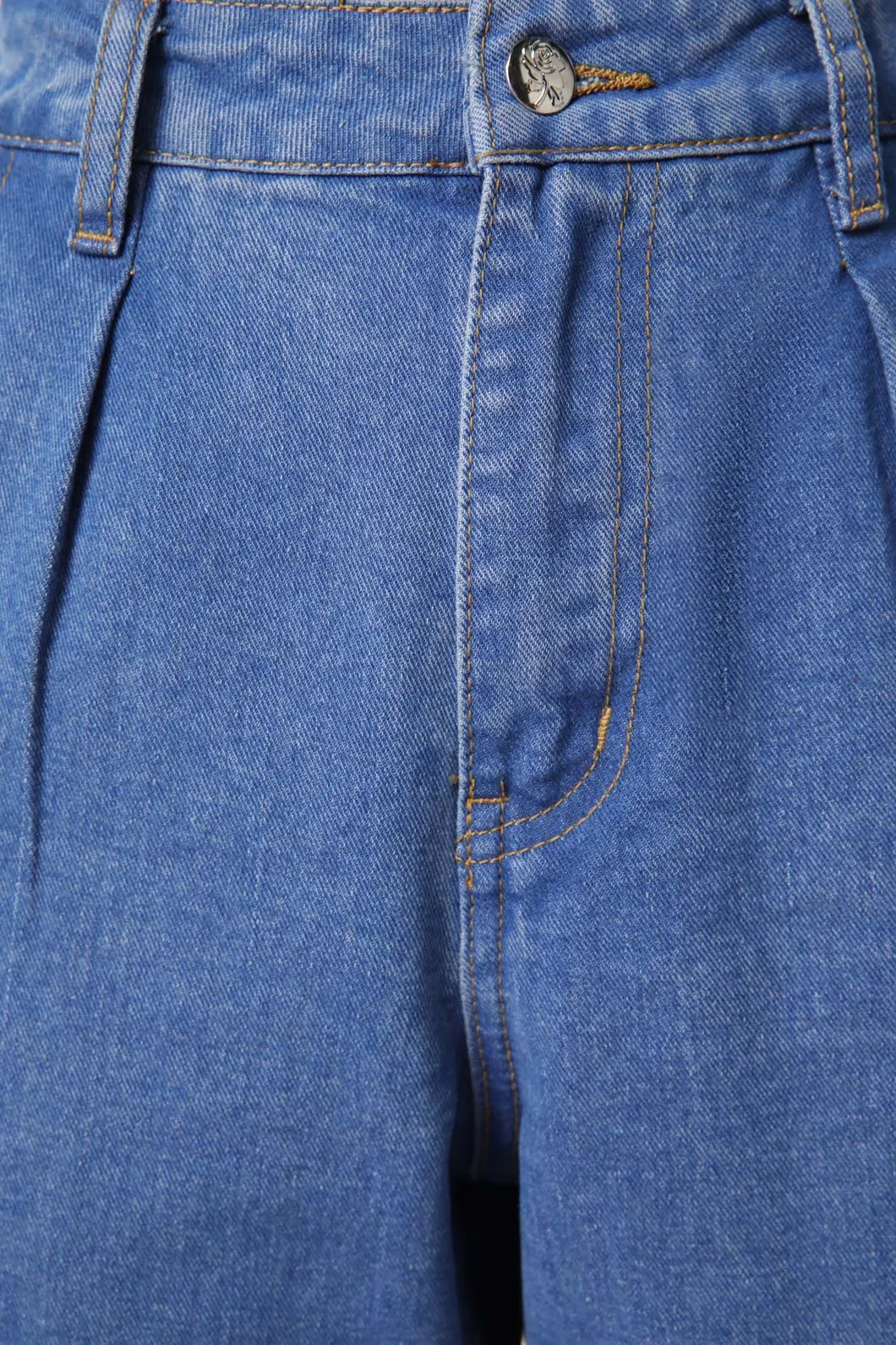 Washed Denim Goth Jean