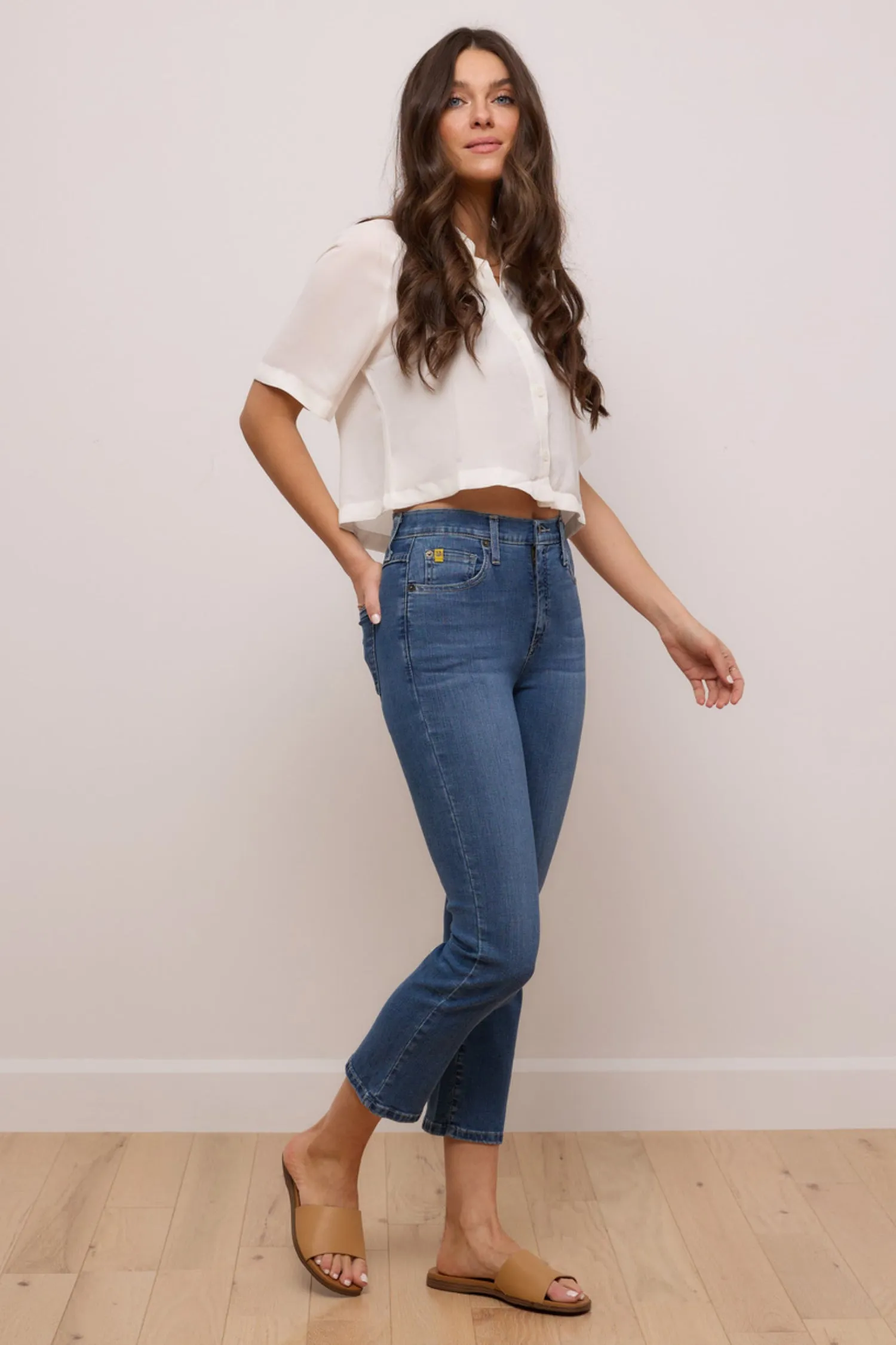Waterfall - EMILY Slim High Rise Jeans