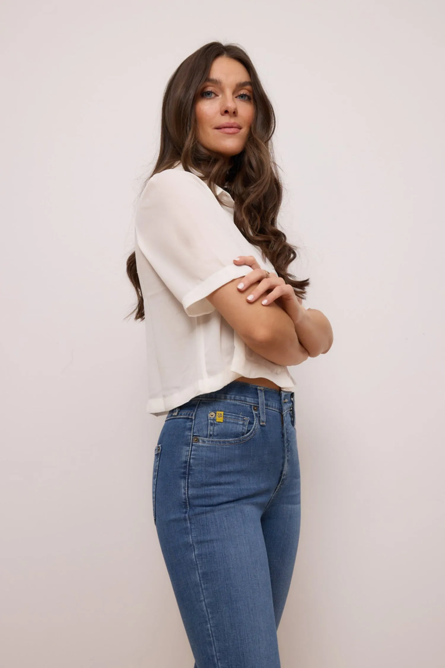 Waterfall - EMILY Slim High Rise Jeans