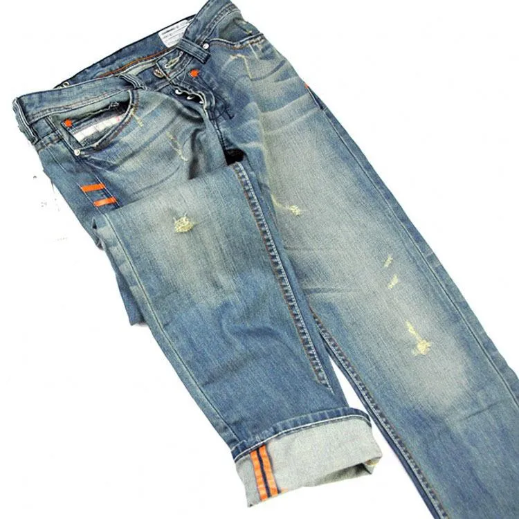 West Louis™ Famous Designer Cotton Jeans