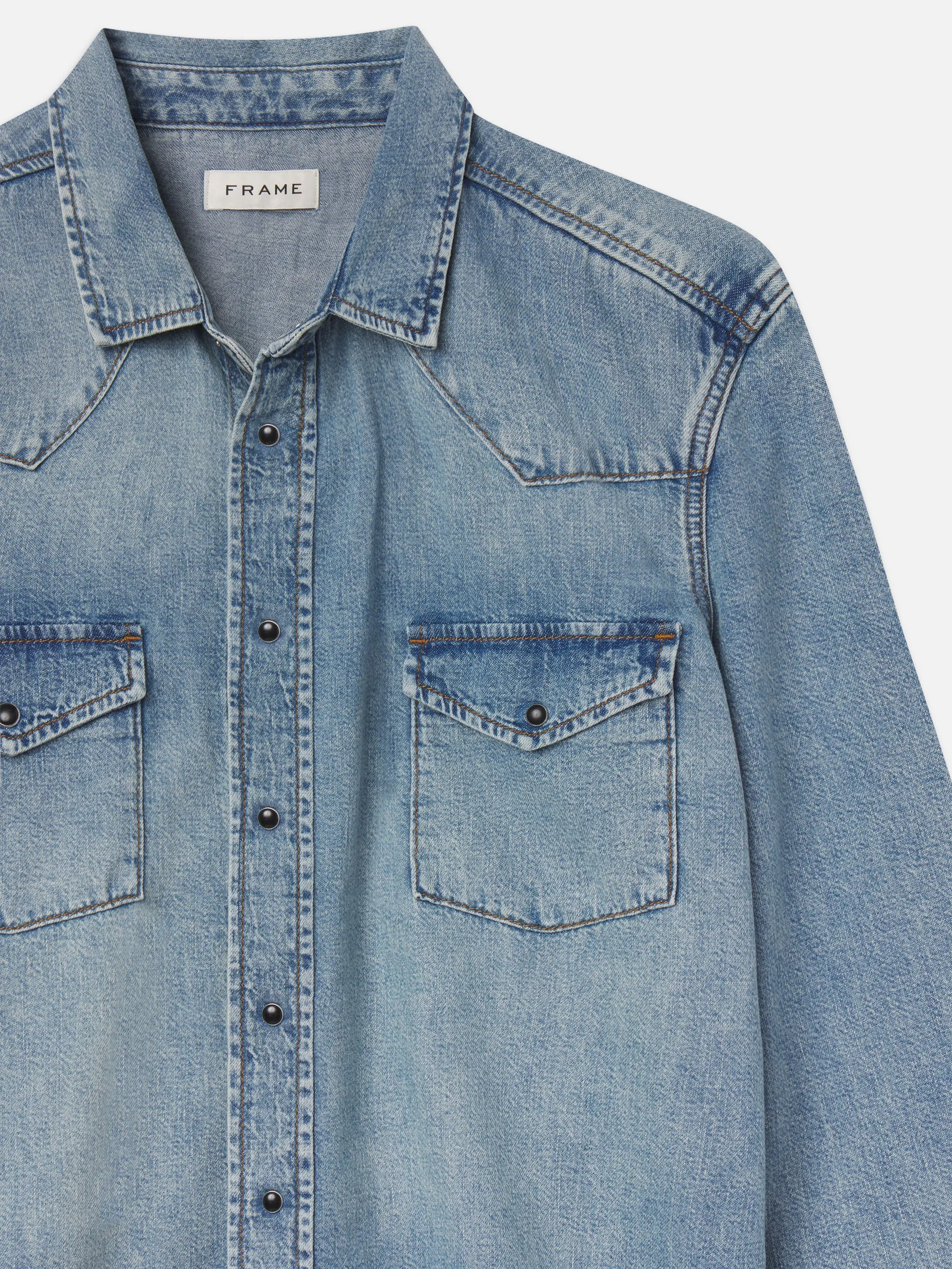 Western Denim Shirt -- Fantasy
