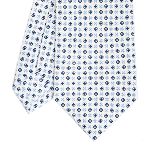 WHITE CLASSIC SILK TIE