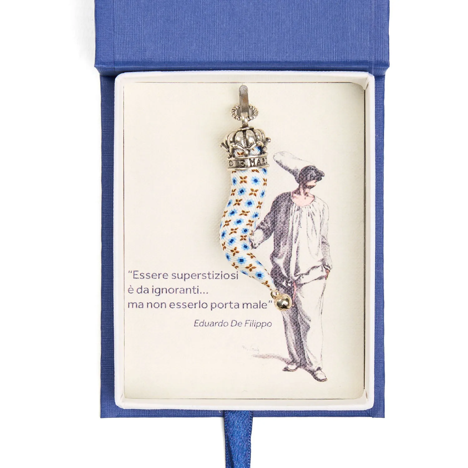 WHITE GOOD-LUCK CHARM