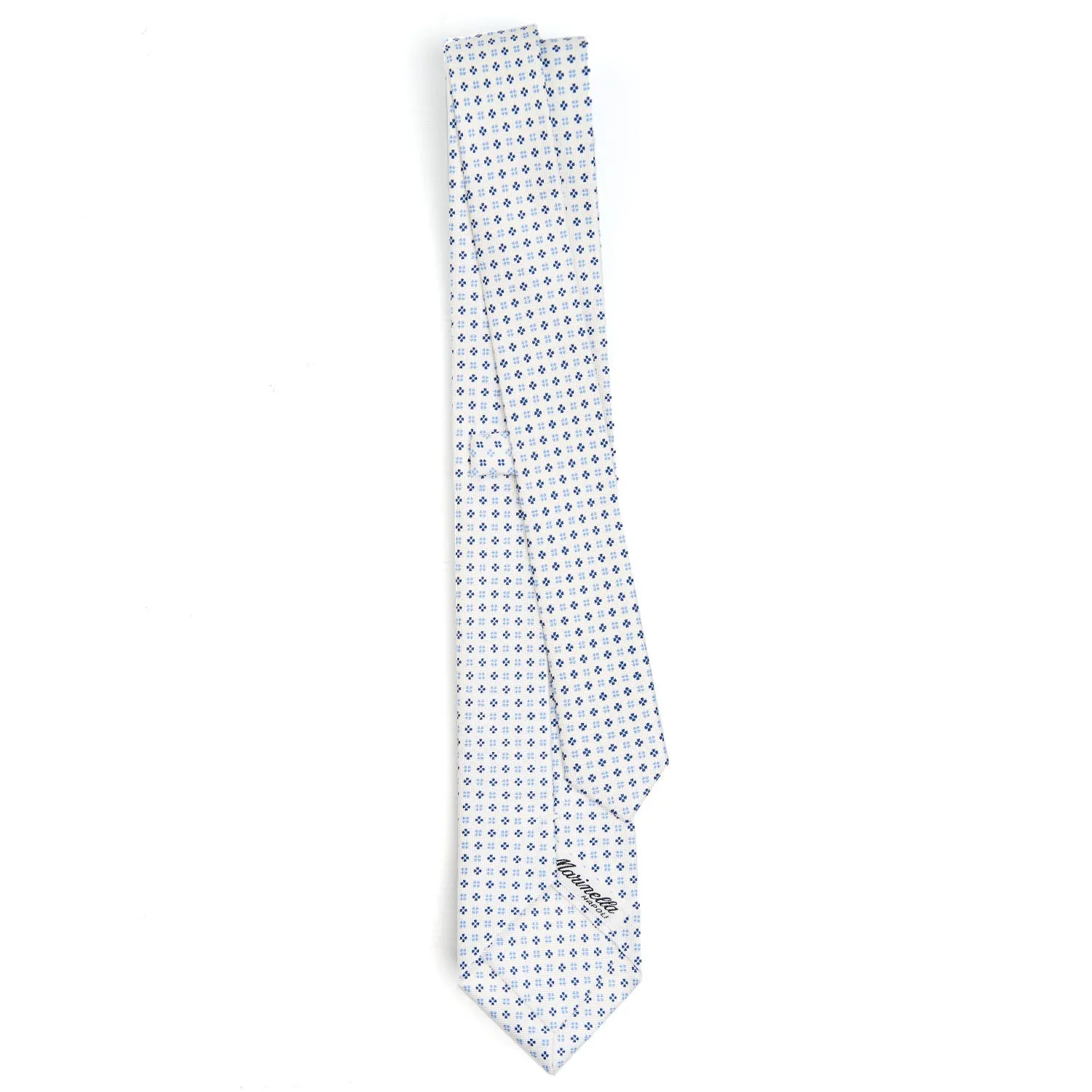 WHITE SARTORIAL 7 CM SILK TIE