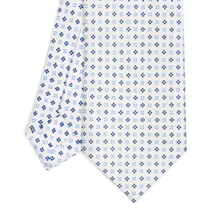 WHITE SARTORIAL 7 CM SILK TIE