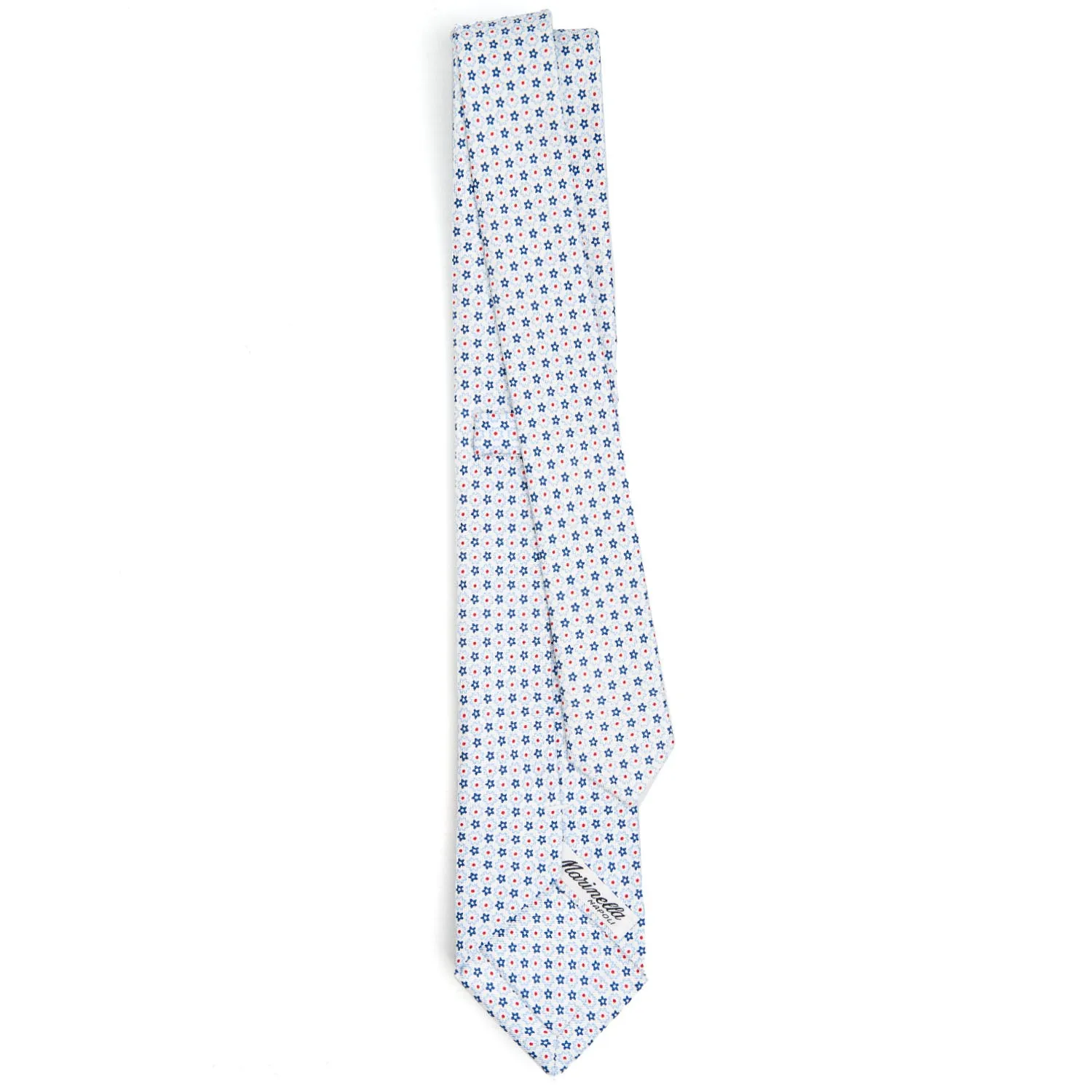 WHITE SARTORIAL 7 CM SILK TIE