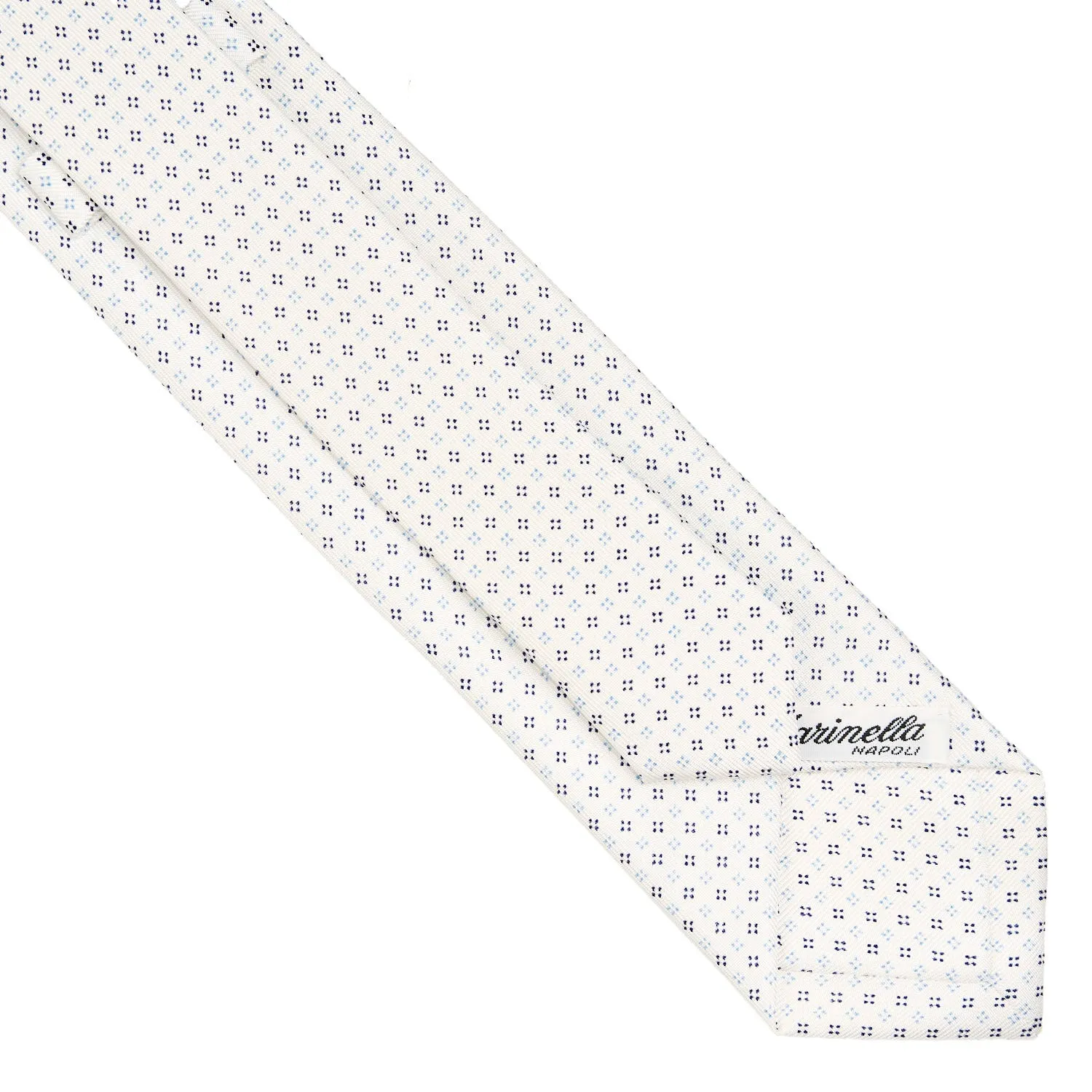 WHITE SARTORIAL 7 CM SILK TIE