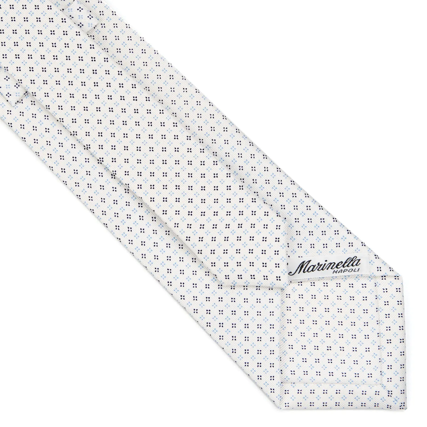 WHITE SARTORIAL CLASSIC SILK TIE