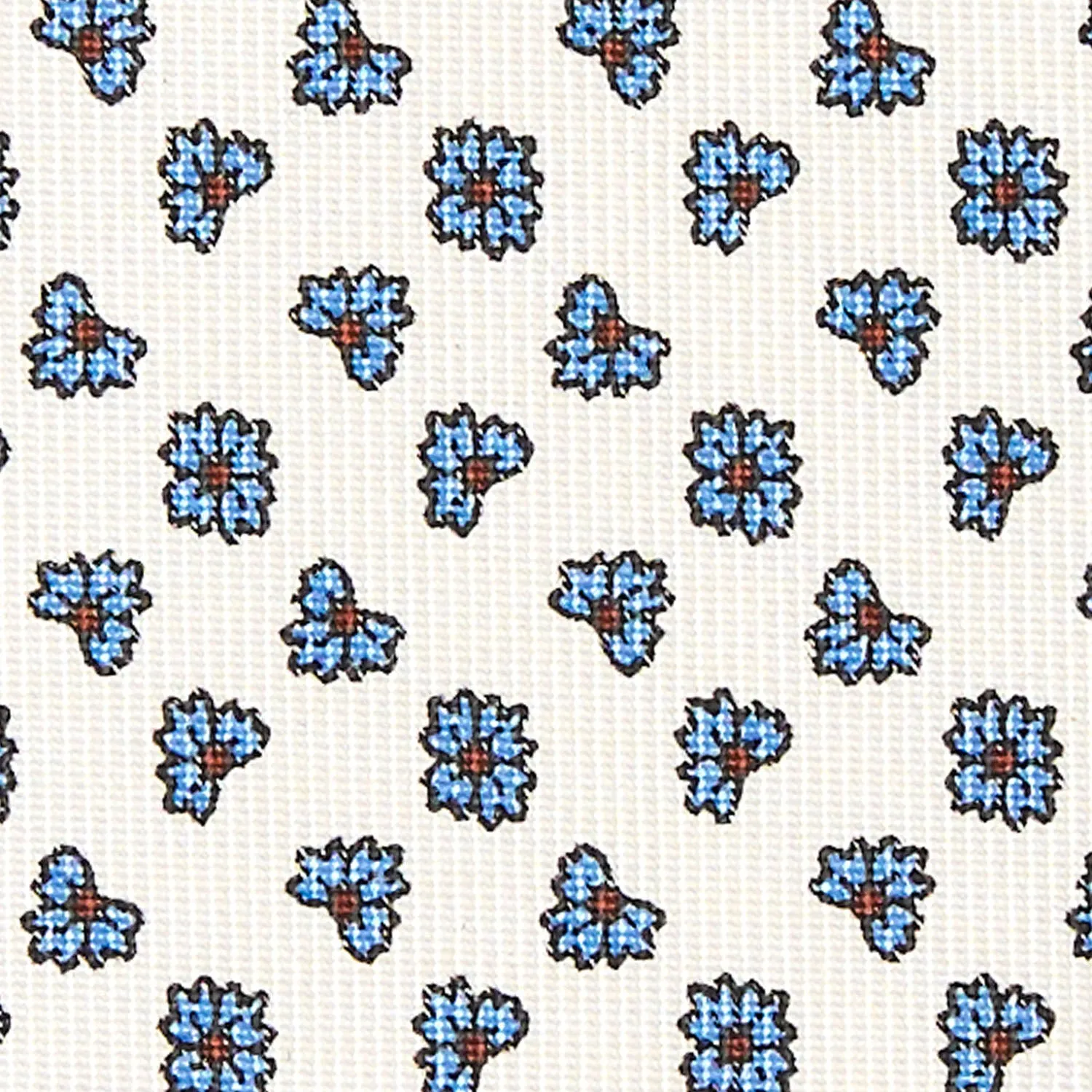 WHITE SARTORIAL CLASSIC SILK TIE
