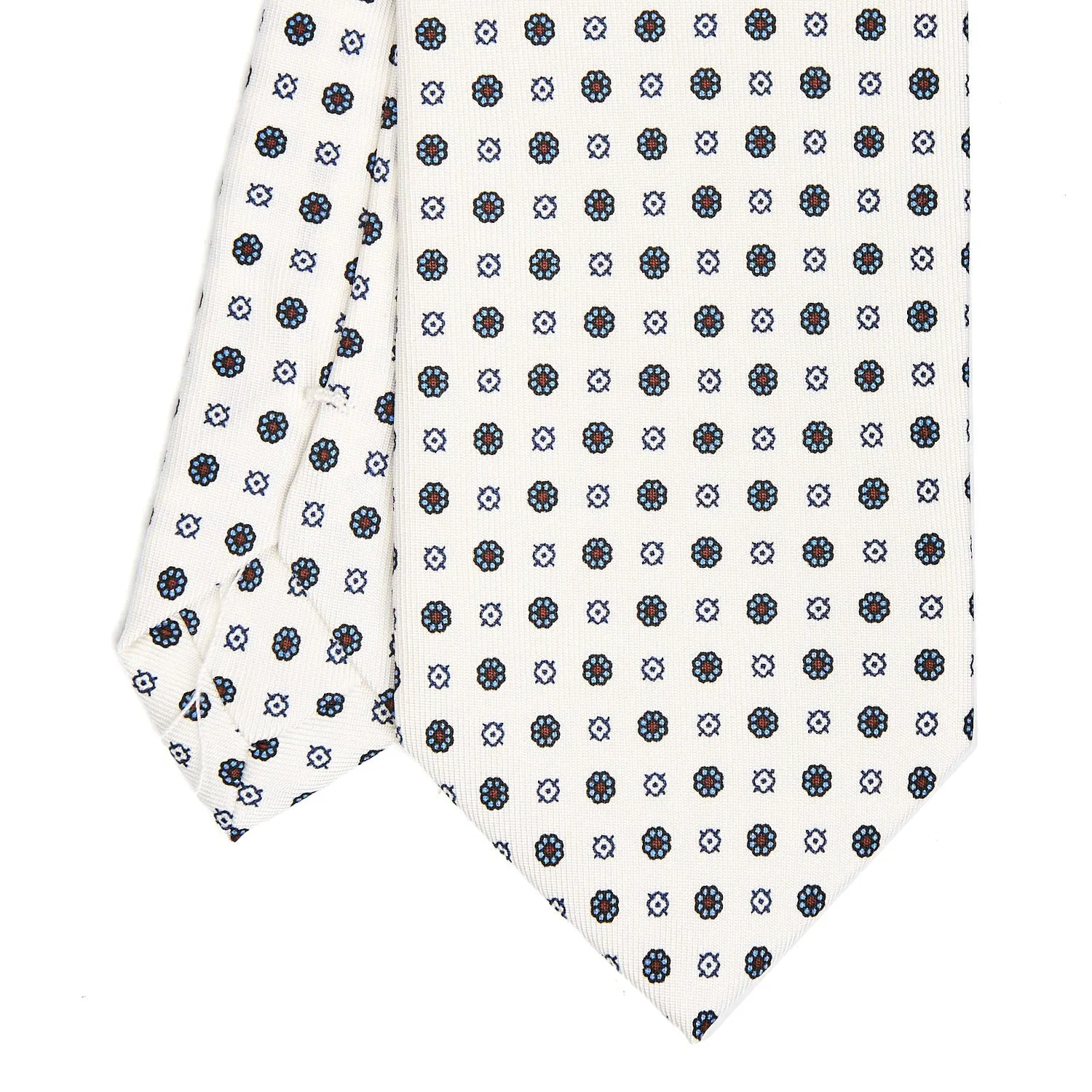 WHITE SARTORIAL CLASSIC SILK TIE