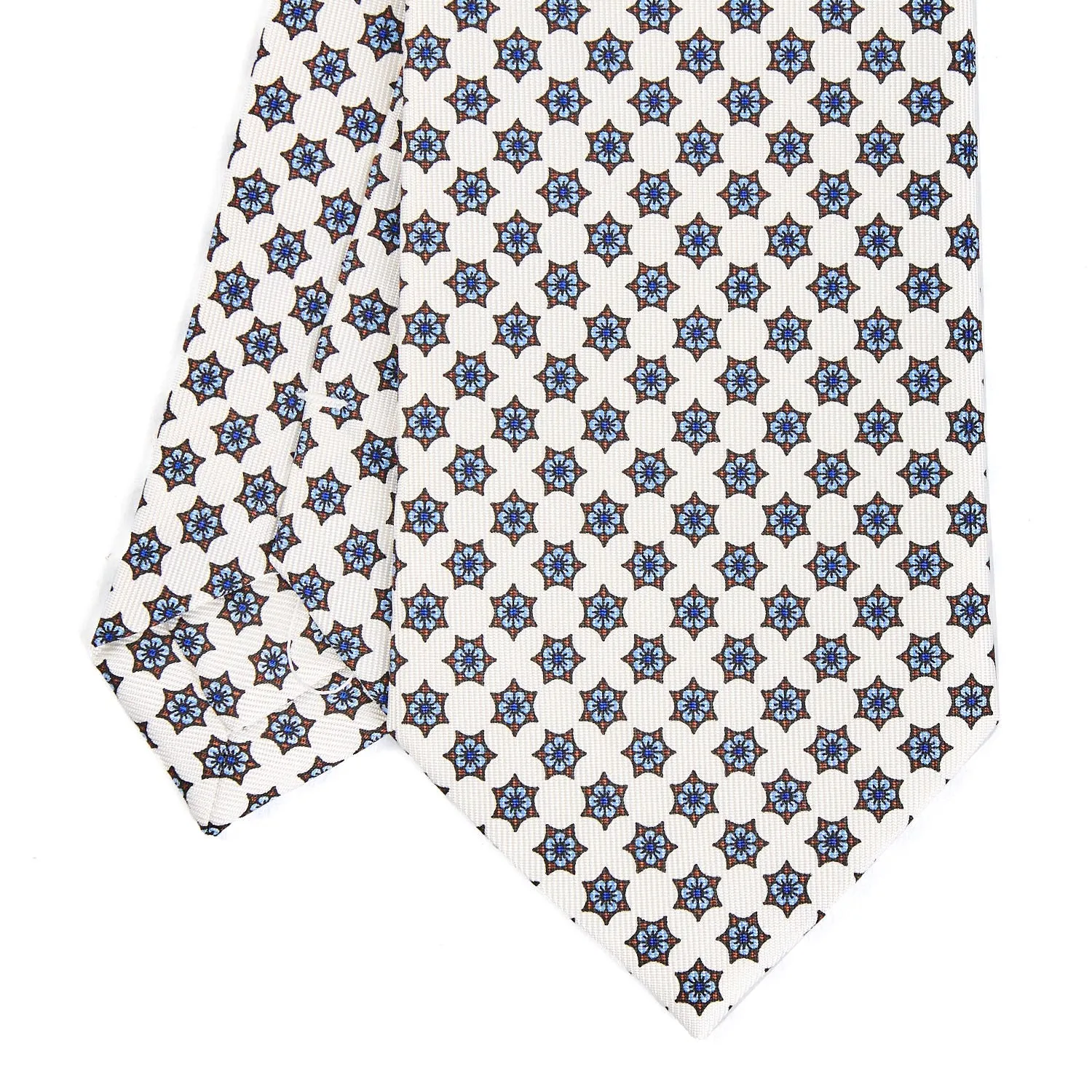 WHITE SARTORIAL CLASSIC SILK TIE
