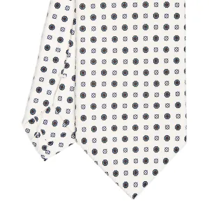 WHITE SARTORIAL CLASSIC SILK TIE