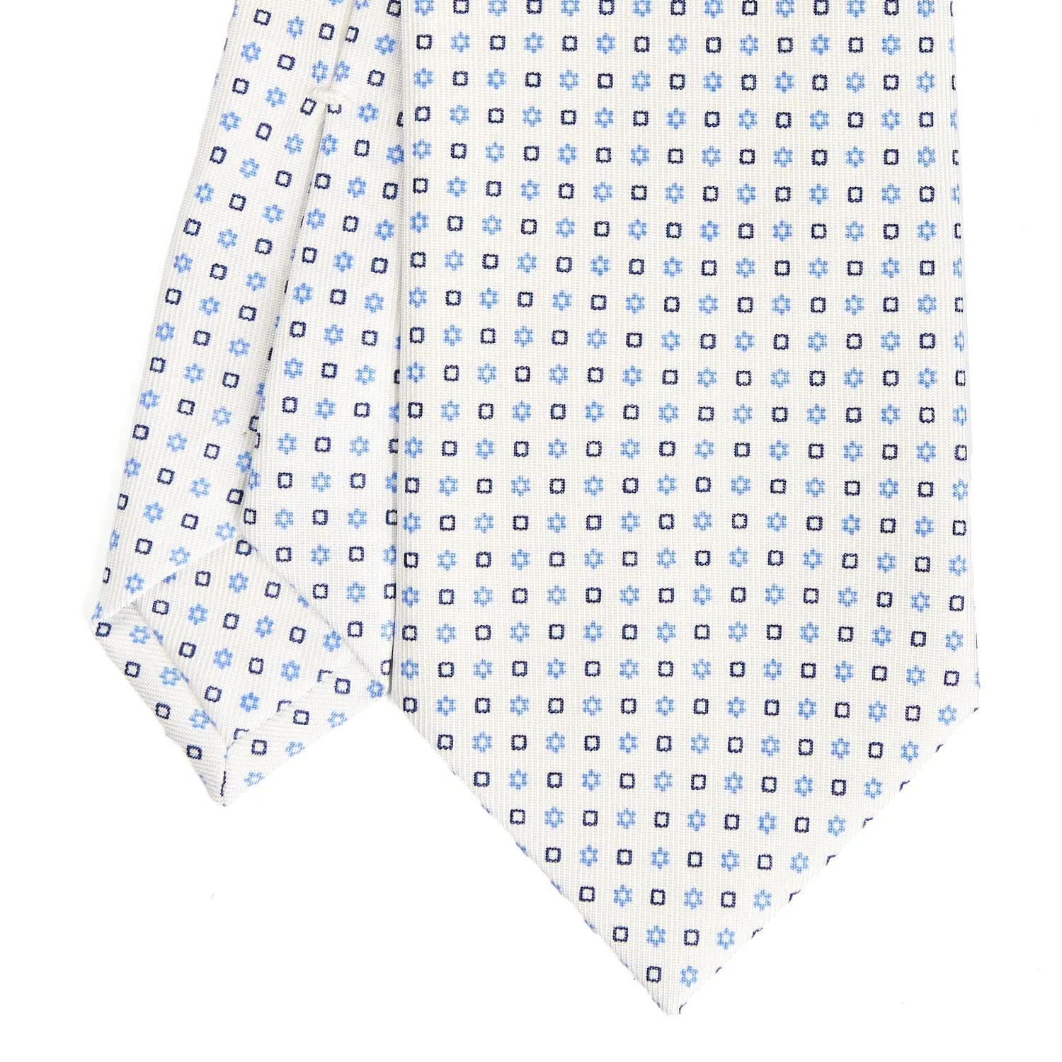 WHITE SARTORIAL CLASSIC SILK TIE