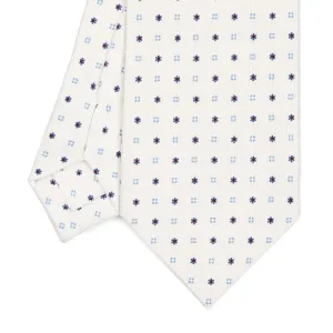 WHITE SARTORIAL CLASSIC SILK TIE
