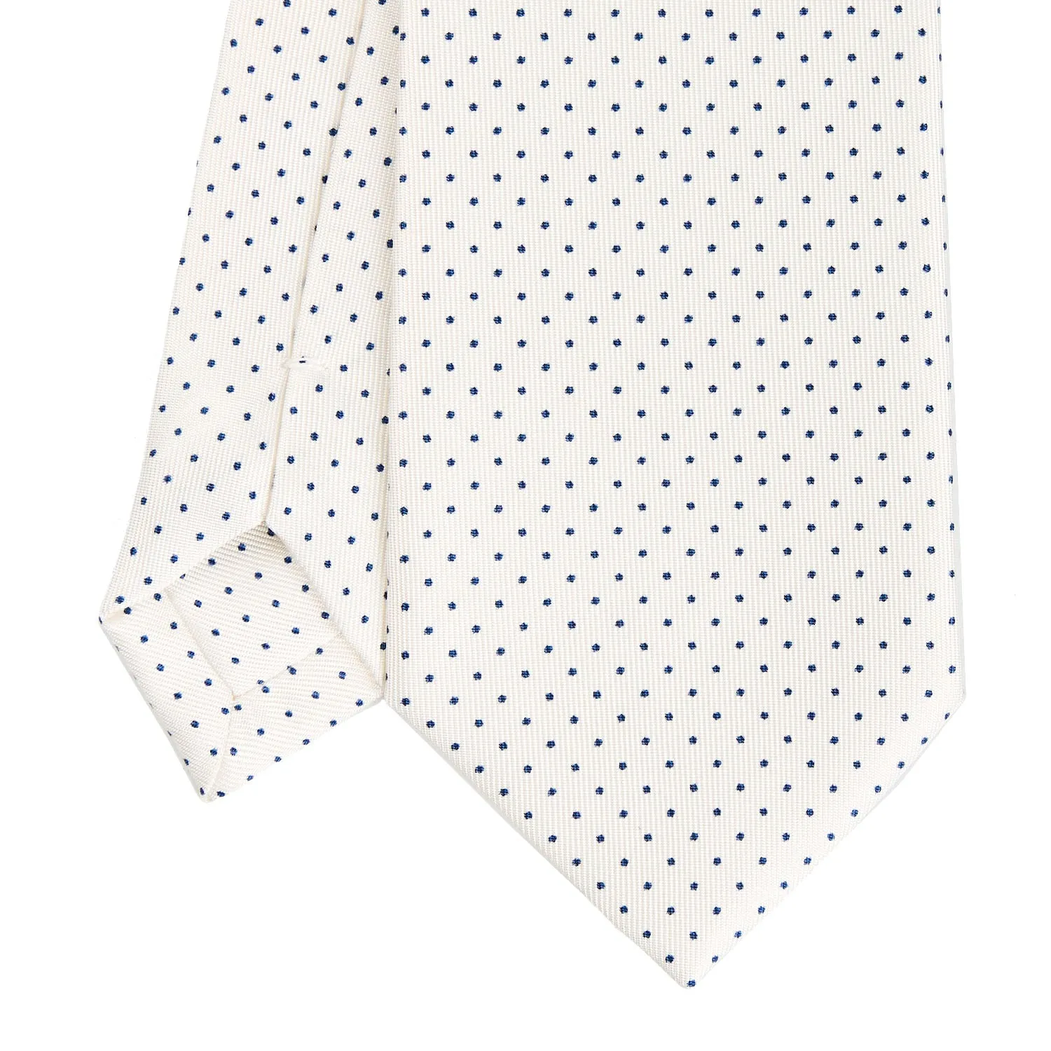 WHITE SARTORIAL CLASSIC SILK TIE