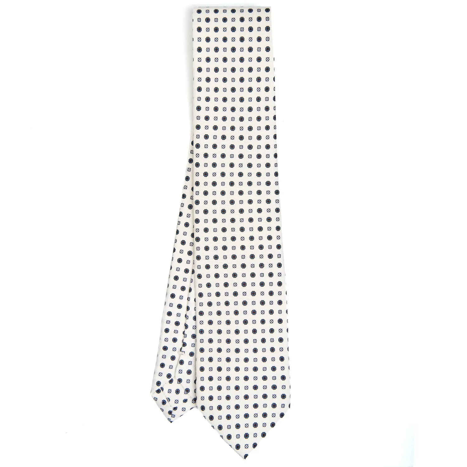WHITE SARTORIAL CLASSIC SILK TIE