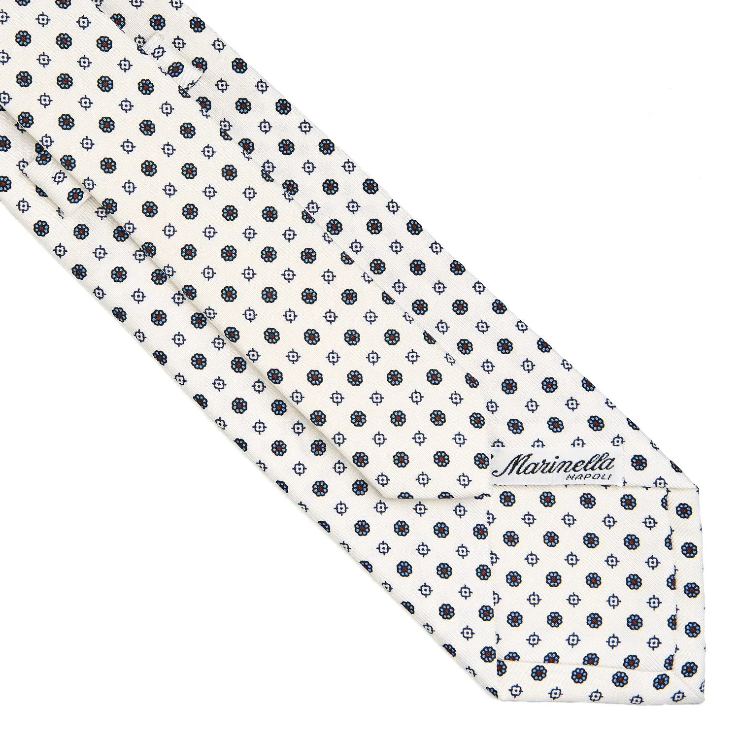 WHITE SARTORIAL CLASSIC SILK TIE