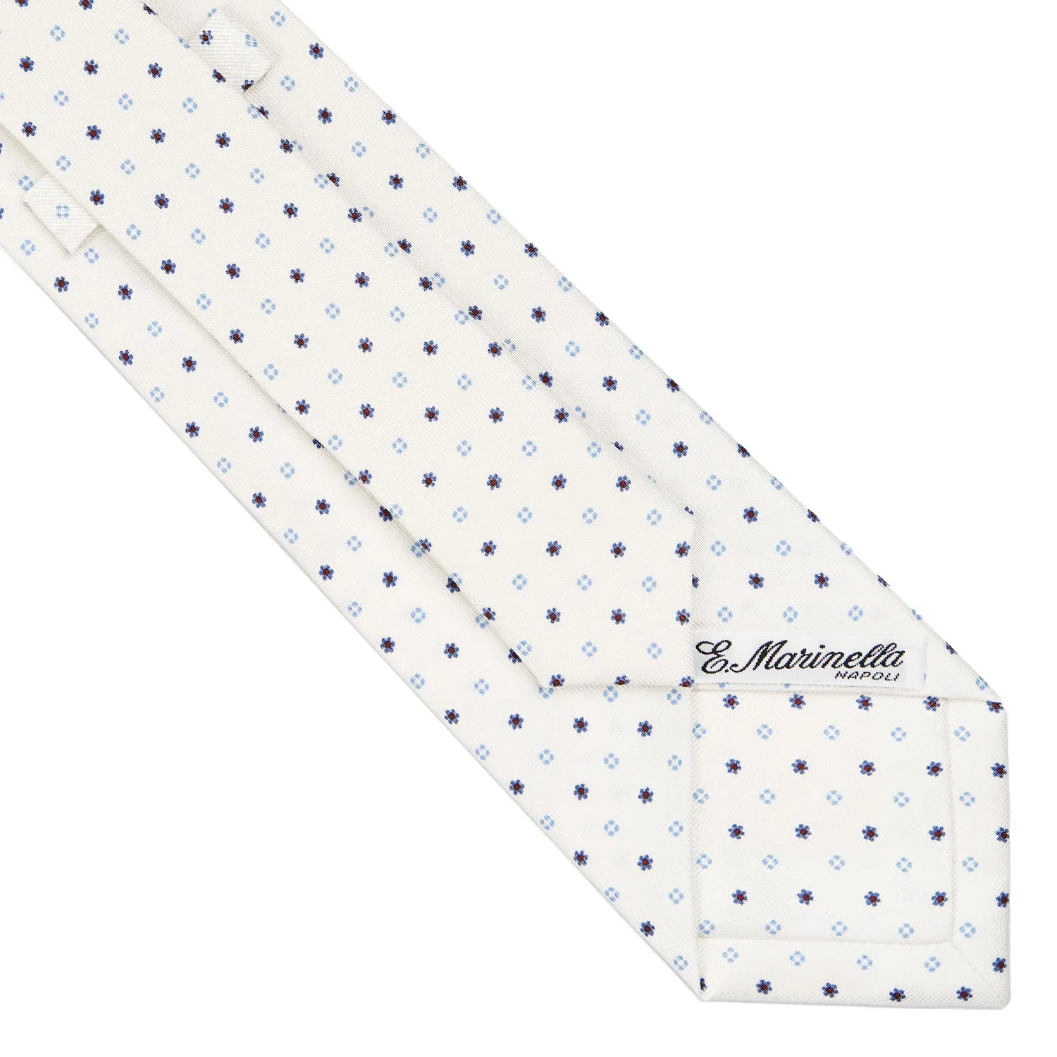 WHITE SARTORIAL CLASSIC SILK TIE