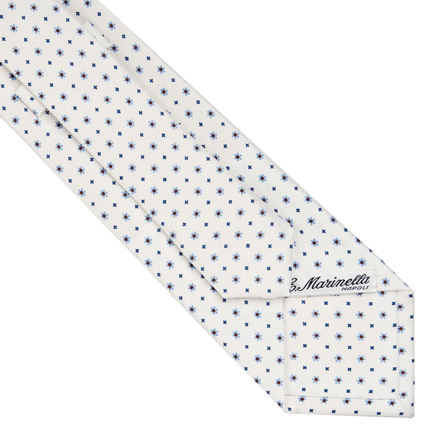 WHITE SARTORIAL CLASSIC SILK TIE