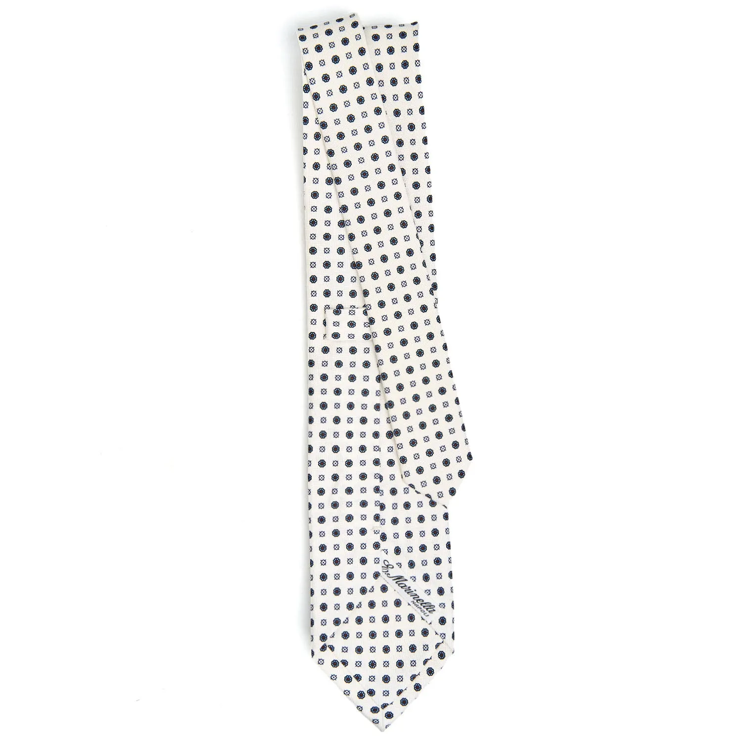 WHITE SARTORIAL CLASSIC SILK TIE
