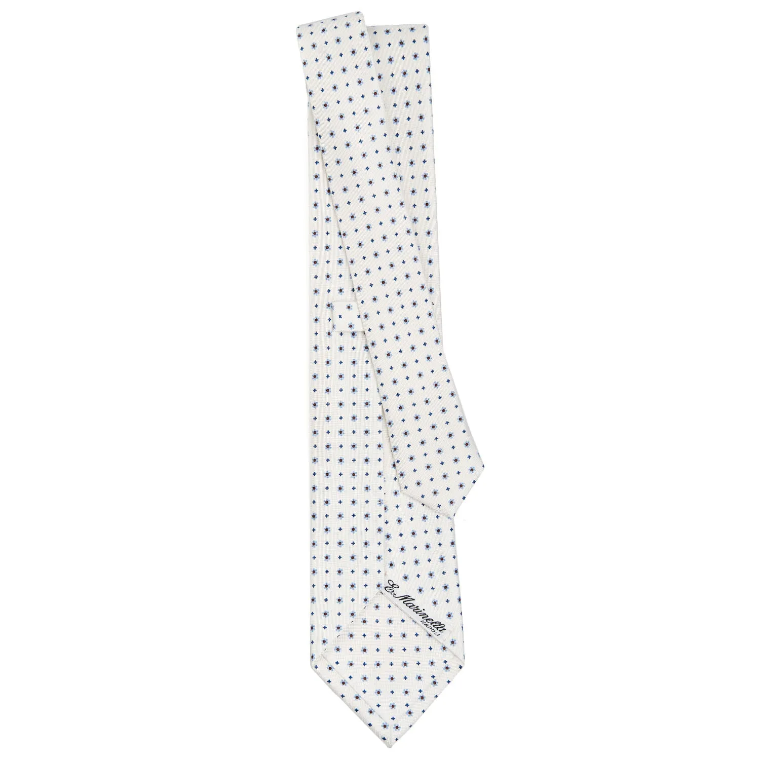 WHITE SARTORIAL CLASSIC SILK TIE