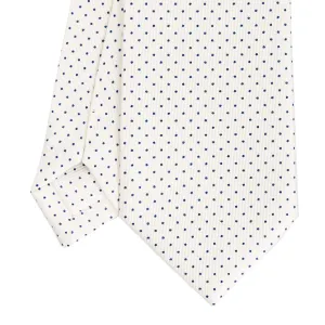 WHITE SARTORIAL CLASSIC SILK TIE