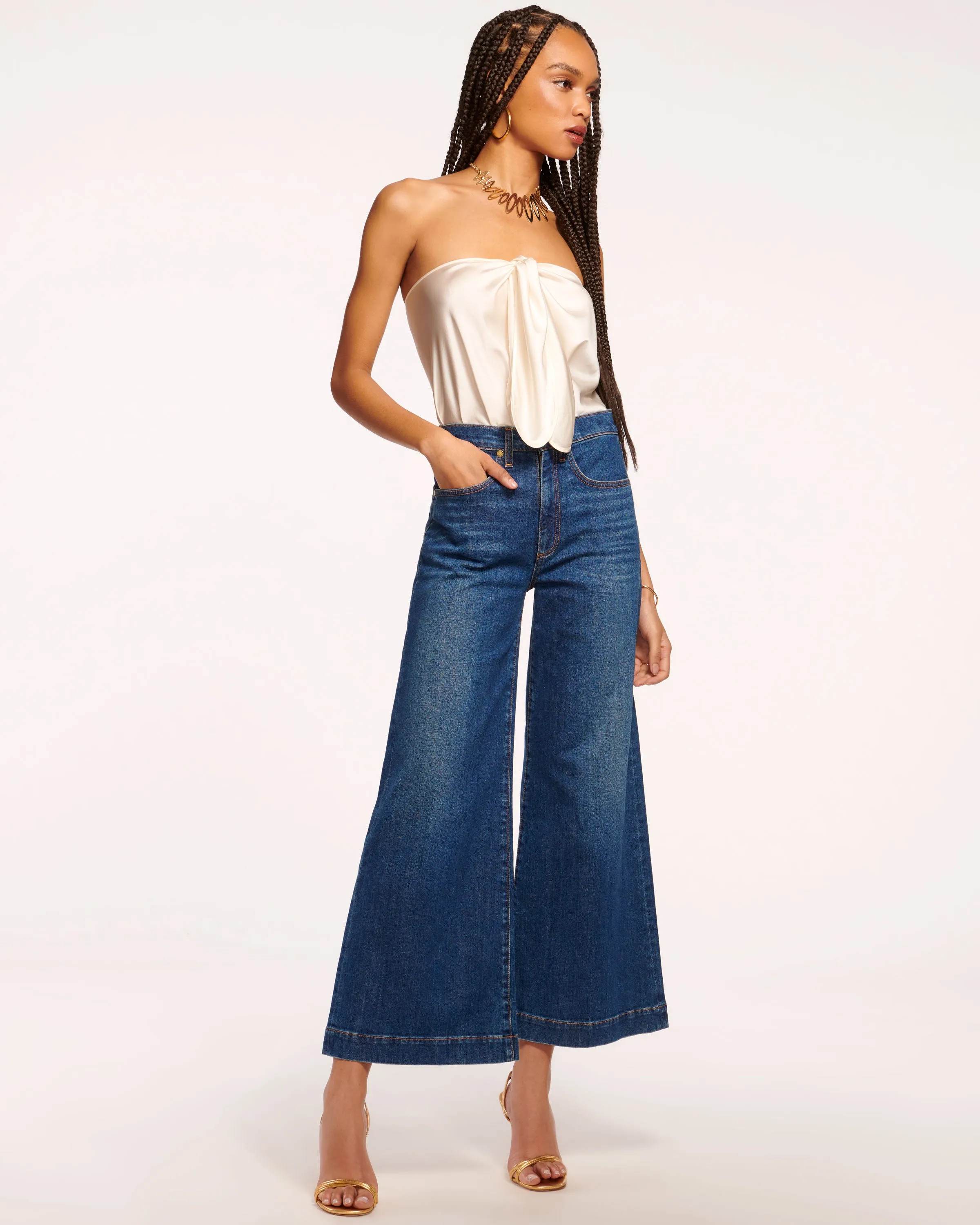 Wide Leg Cropped Tyra Jean