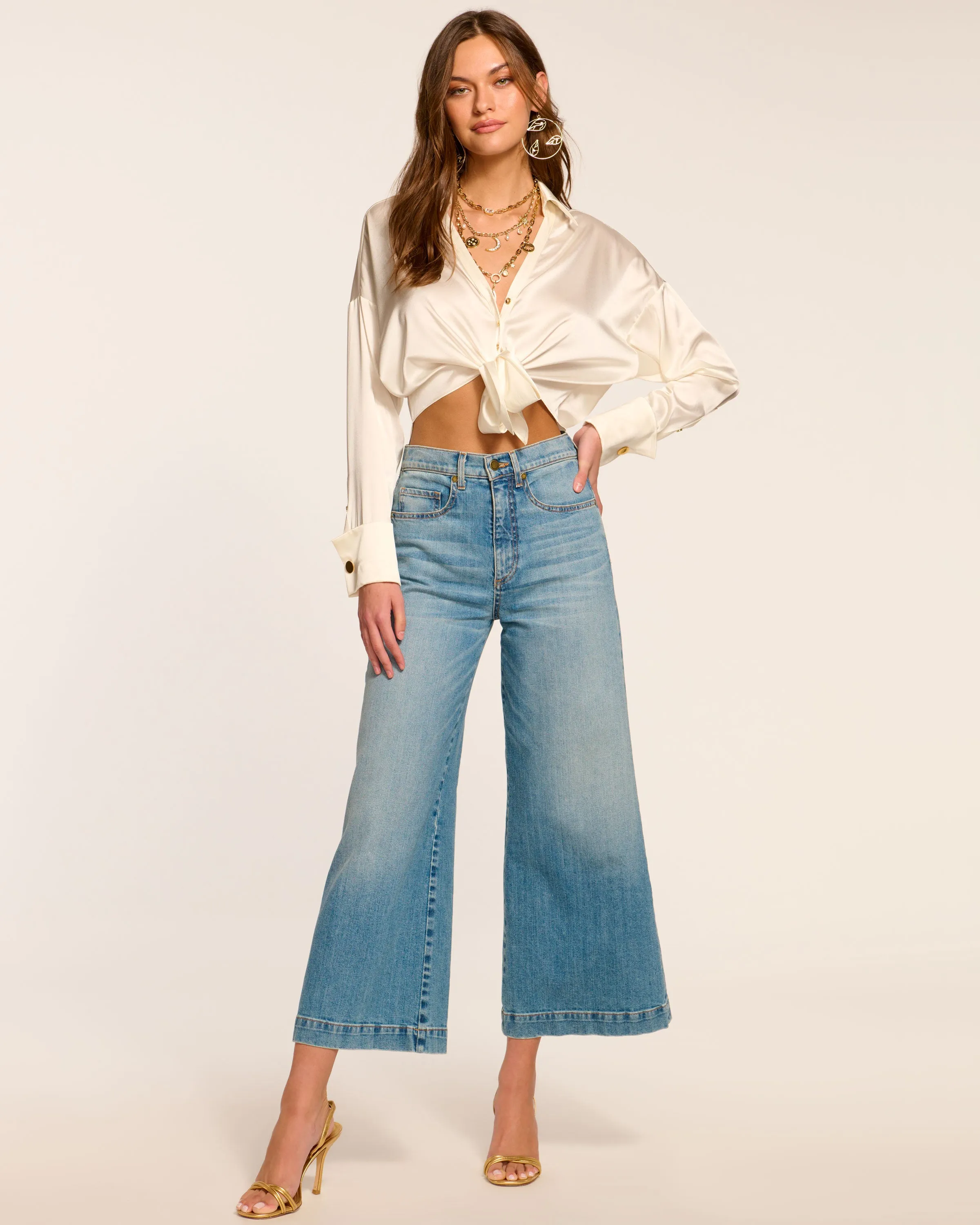 Wide Leg Cropped Tyra Jean