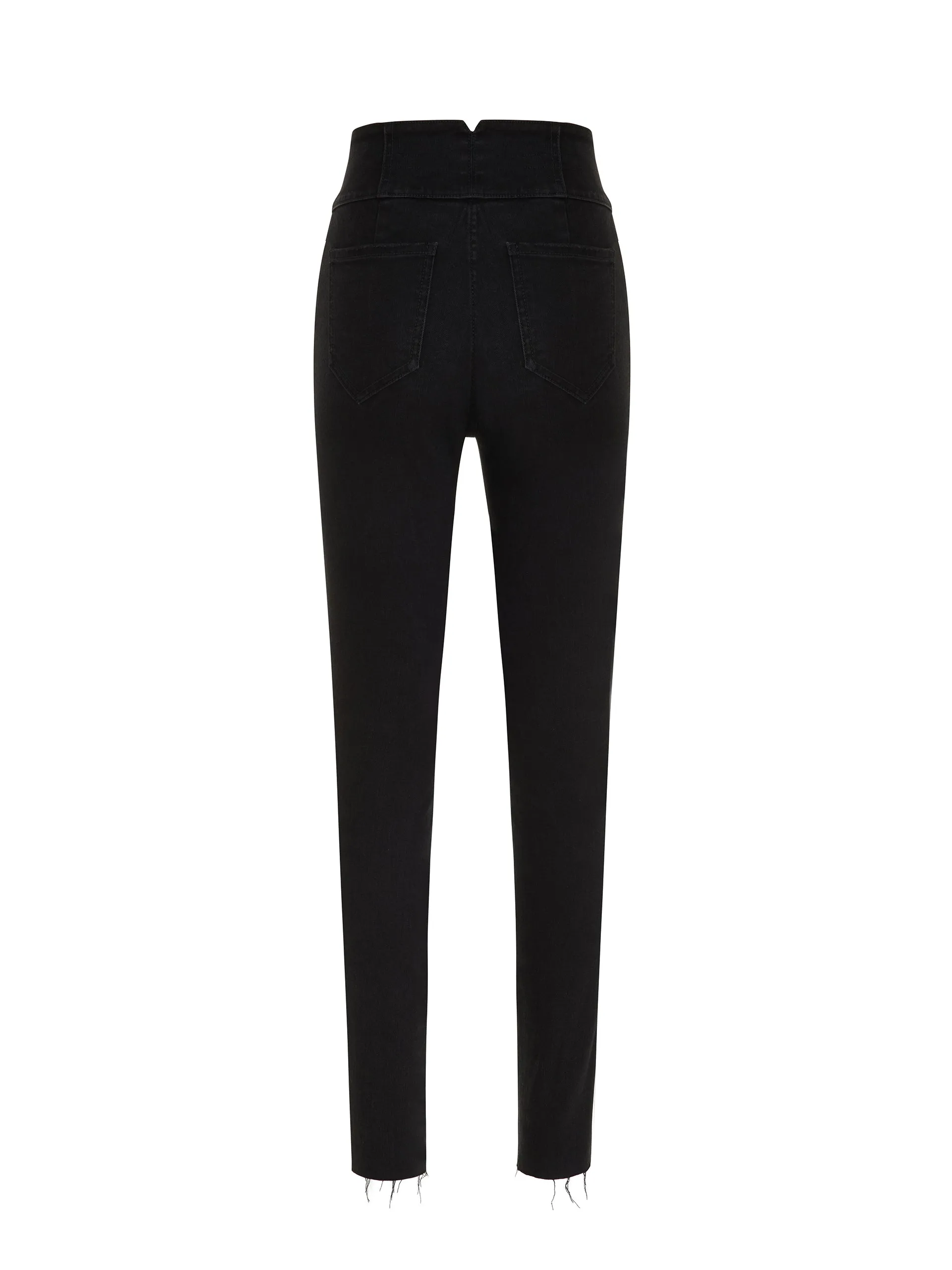 Wide Waistband Jeans in Skinny