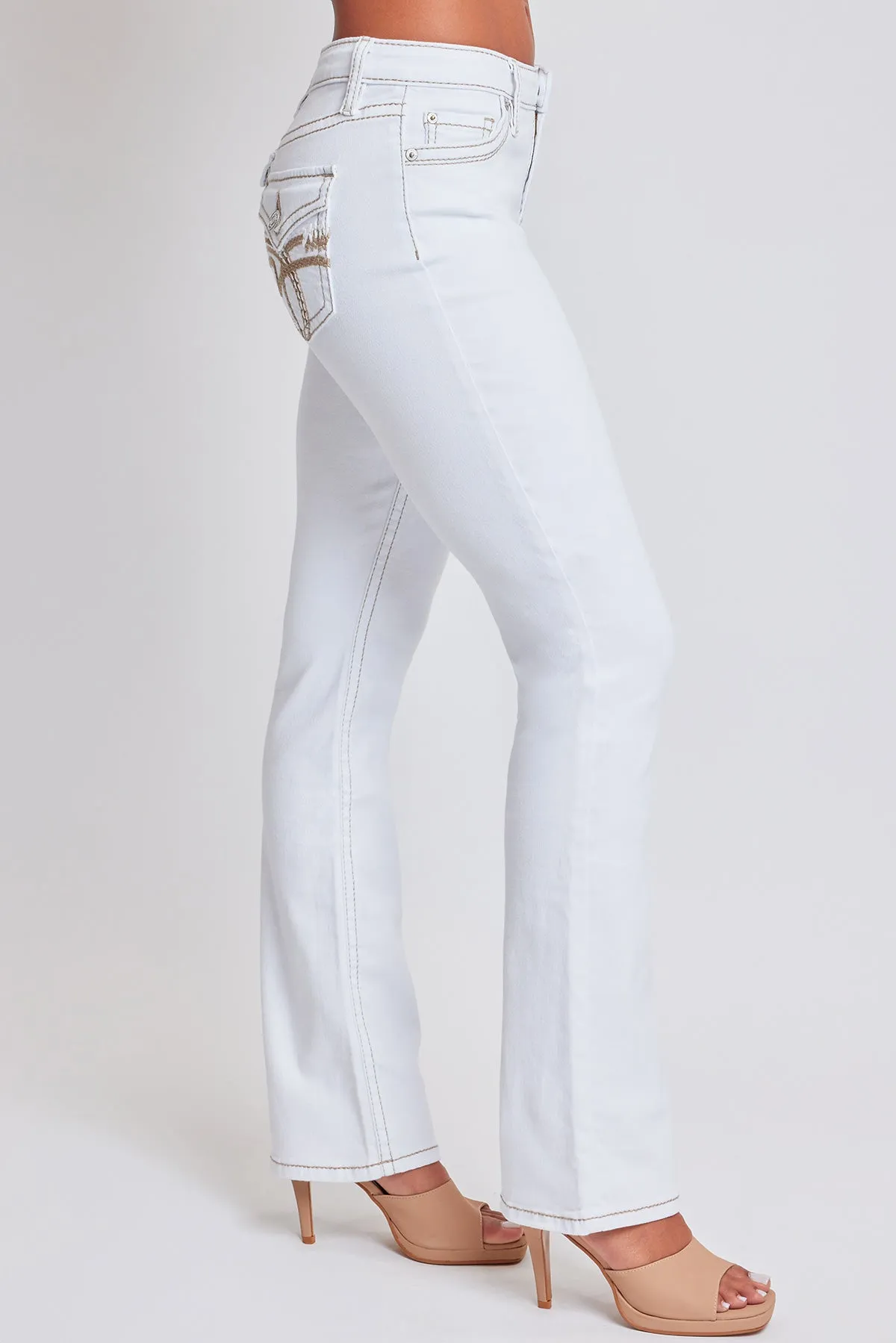 Women’s Premium Heavy Stitch Mid-Rise Bootcut Jeans